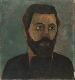 Paula Modersohn-Becker. Portrait de Werner Sombart, Spring 1906. Tempera on canvas, 50 x 46 cm. Kunsthalle Bremen-Der Kunstverein in Bremen, Brême. © Paula-Modersohn-Becker-Stiftung, Brême.