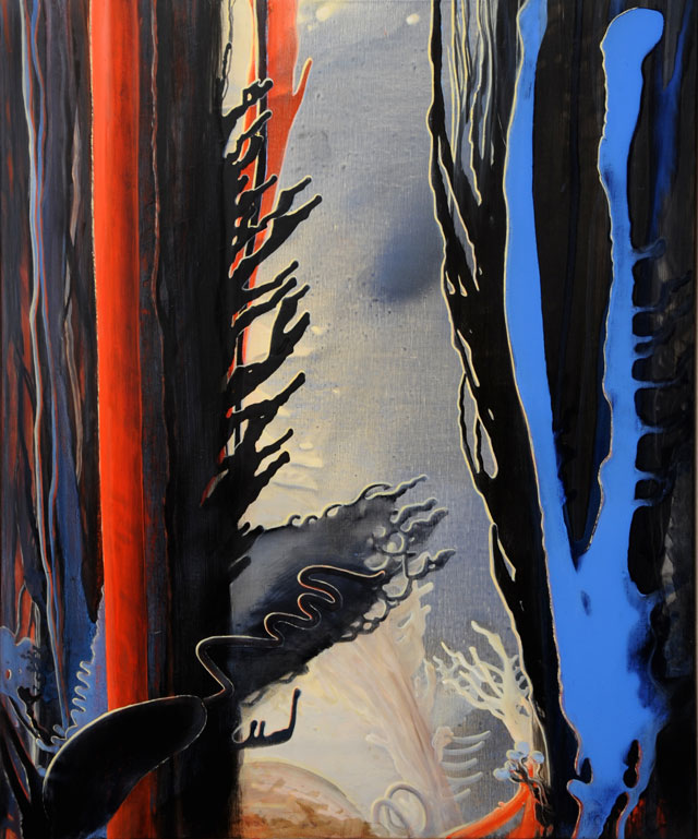 Vera Möller. Vaflumentine, 2015. Oil on linen, 92 x 76 cm.