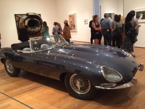 Sir William Lyons, Malcolm Sayer, William M. Heynes. E-Type Roadster, 1961. Jaguar Ltd, Coventry, England. Steel body, 48 x 66 x 176 in (121.9 x 167.6 x 447 cm). Gift of Jaguar Cars. Photograph: Jill Spalding.