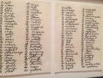Richard Serra. Verb List. 1967–68. Graphite on paper, 2 sheets, each 10 x 8 in ( 25.4 x 20.3 cm). Gift of the artist in honour of Wynn Kramarsky, 2011. Photograph: Jill Spalding.