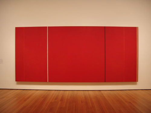 <i>Vir Heroicus Sublimis</i>, 1950-51. Barnett Newman