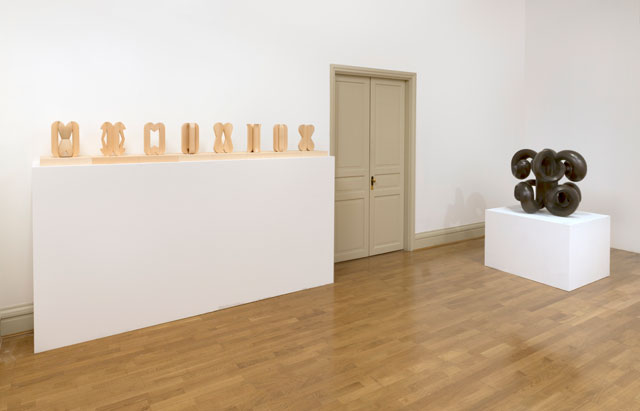 Paul de Monchaux: Ten Columns, installation view, Megan Piper Gallery, London.