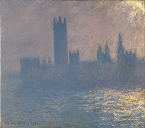 <p>Claude Monet. <em>Le Parlement, effet de soleil,</em> 1903. Oil on canvas, 81 x 92 cm. Brooklyn Museum of Art, Bequest of Grace Underwood Barton. © Brooklyn Museum of Art, USA