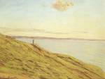 Claude Monet. <em>Sainte-Adresse, View Across the Estuary,</em> 1865-1870. Pastel on paper 21.59 x 27.94 cm. Private collection, photo courtesy Martha Parrish