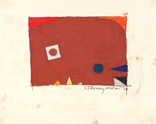 Jeremy Moon. Drawing ['70], 1970, pencil & pastel on paper, 20.3 x 25.4 cm, 8 x10