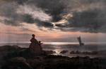 Johan Christian Dahl (1788-1857). Mother and Child by the Sea, 1840. © The Barber Institute of Fine Arts.