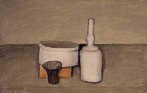 Giorgio Morandi, Still Life 1956, oil on canvas.