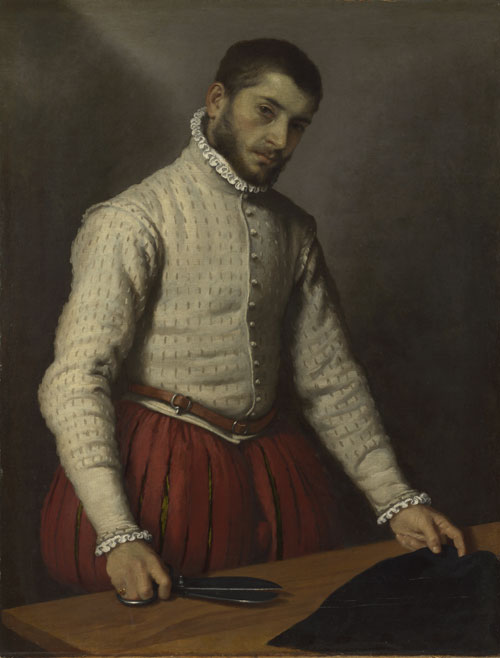 Giovanni Battista Moroni. The Tailor, c1570. Oil on canvas, 99.5 x 77 cm. The National Gallery, London. Photograph: © The National Gallery, London.