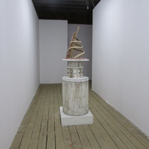 Igor Makarevich. Toadstool with Tatlin’s Tower, 2008. Installation.