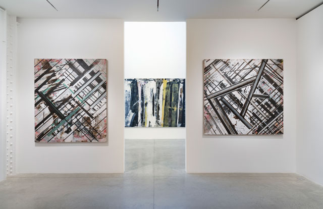 Ed Moses: Painting as Process, installation view. Albertz Benda, New York, NY, September 8 - October 15, 2016.