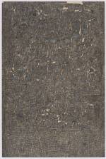 Ed Moses. Rose #6, 1963. Graphite and acrylic on chip board, 60 x 40 in (152.4 x 101.6 cm). Image courtesy Albertz Benda.