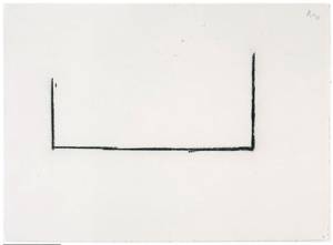 Robert Motherwell. <em>Open Study No. 3</em>, 1968. Charcoal on paper, 55.9 x 77.5 cm (22 x 30½ in). © Dedalus Foundation, Inc. / Licensed by VAGA, New York, NY.