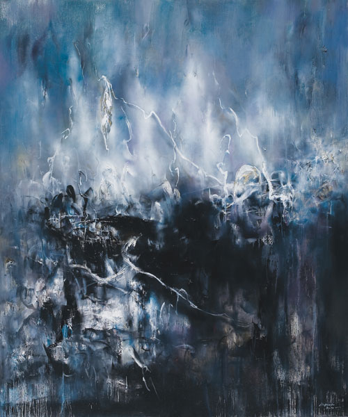 Liu Guofu. Monologue-03, 2010. Oil on canvas, 180 x 150 cm.