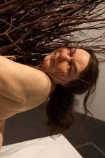 Ron Mueck. Woman with Sticks, 2009 (detail). Mixed media, 170 x 183 x 120 cm. Collection: Fondation Cartier pour l’art Contemporain, Paris. Photograph: Isabella Matheus.