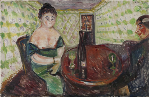 Edvard Munch. <em>A la douce jeune fille,</em> 1907. Oil on canvas, 85 x 130.5 cm. © Munch Museum/Munch-Ellingsen Group/BONO 2011. © Adagp, Paris 2011.