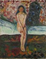 Edvard Munch. <em>Puberté,</em> 1914-16. Oil on canvas, 97 x 77 cm. © Munch Museum/Munch-Ellingsen Group/BONO 2011. © Adagp, Paris 2011.