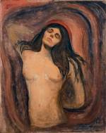 Edvard Munch. <em>Madonna</em>, 1894-95. Oil on canvas 36 5/8 x 29 1/8 in (93 x 74 cm). Collection of Steven A. Cohen (c) 2006 The Munch Museum/The Munch-Ellingsen Group/Artists Rights Society (ARS), New York.
