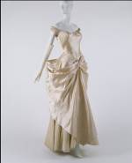 Charles James (American, born Great Britain, 1906–1978). Wedding Gown, 1948–49, pink silk satin and ivory taffeta.  Courtesy of The Metropolitan Museum of Art, Gift of Jane Love Lee, 1993.