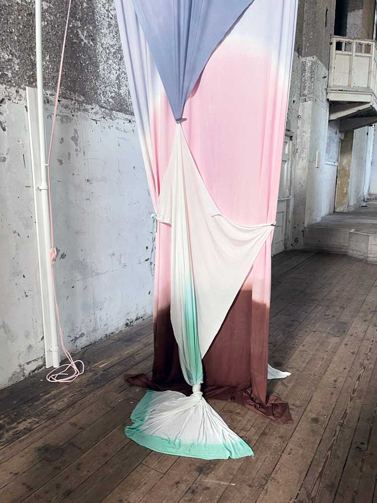 Isabel Nolan, Soft thinking in tall places, 2015, installation view, Southwark Park Galleries. Photo: Veronica Simpson.