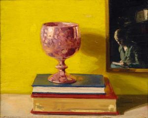William Nicholson, Rose Lustre, 1920. Oil on panel, 27.5 x 33 cm. Private Collection c/o Hazlitt Holland-Hibbert.