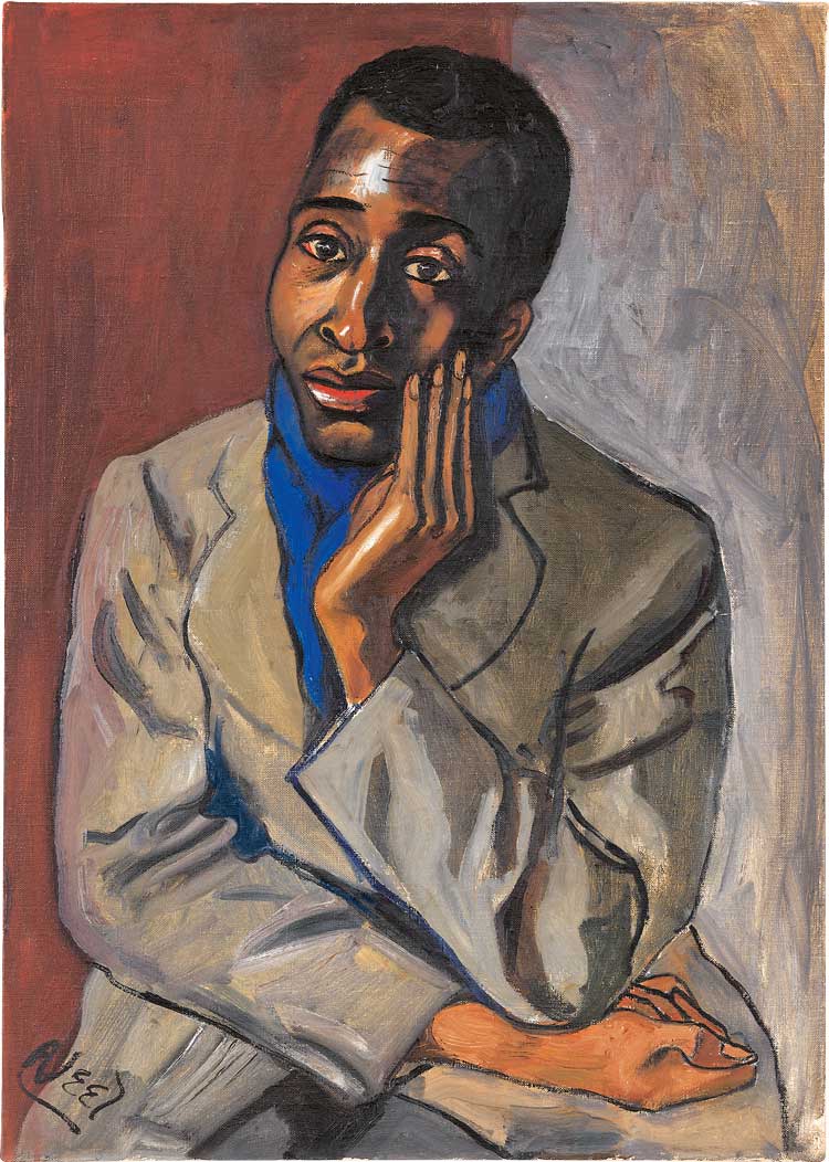 Alice Neel, Harold Cruse, c1950. © The Estate of Alice Neel. Courtesy The Estate of Alice Neel.