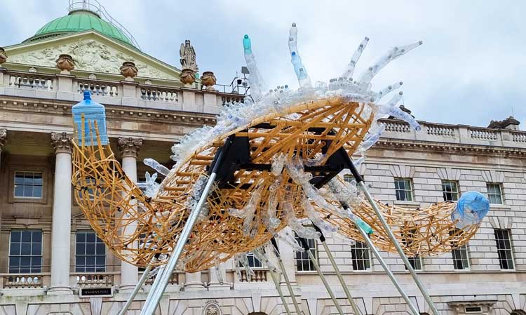 Leeroy New, The Arks of Gimokudan, Somerset House, London, 2022. Photo: Juliet Rix.