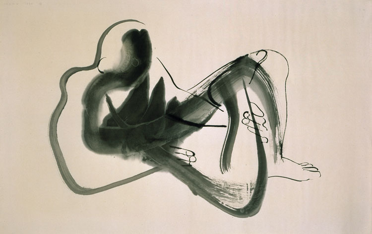 Isamu Noguchi, Peking Brush Drawing, 1930. Ink on paper, 89.2 x 146.1 cm. Photo: Kevin Noble. The Noguchi Museum Archives, 01213 ©INFGM / ARS - DACS.