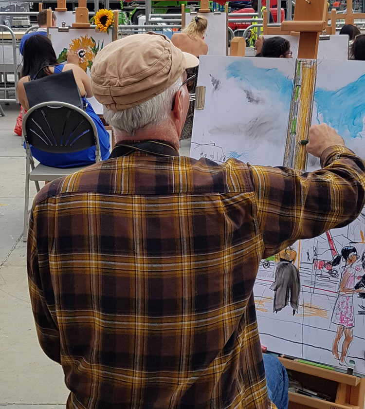 National Gallery Outdoor Exhibition, London, 2021. Photo: Juliet Rix.