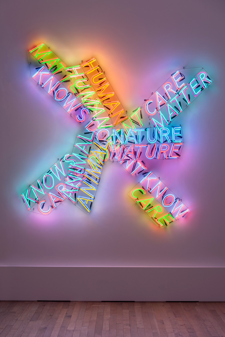 Bruce Nauman. Human Nature/Knows Doesn’t Know, 1983/1986. Installation view, Tate Modern. Photo: Tate Photography (Matt Greenwood). Artwork © Bruce Nauman / ARS, NY and DACS, London 2020.