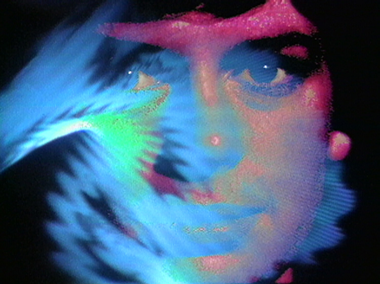 Nam June Paik. Still from 9/23/69 Experiment with David Atwood, 1969. Video, colour, sound, 1hour, 18min, 51sec. Courtesy of Electronic Arts Intermix (EAI), New York.
