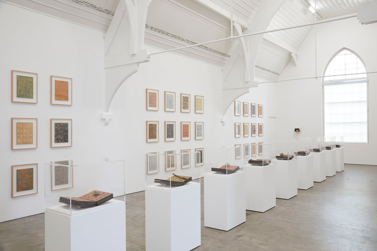 John Newling. Soil Books, 2019. Installation view, Ikon Gallery, 2020.