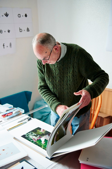 John Newling in his studio. Courtesy the artist.