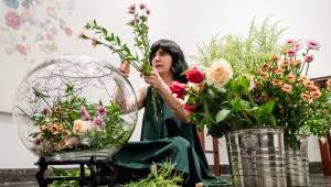 Iranian artist Maryam Najd talks about her exhibition at the Arthur M Sackler Museum of Art and Archaeology in Beijing and why she chose to embark on a project researching the national flowers of the world