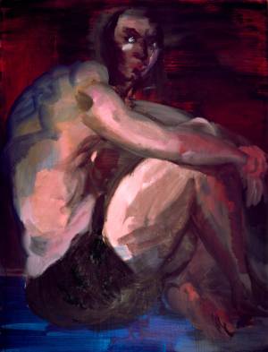 Rainer Fetting, Prophet at the Sea of Galilee, 2007. Oil on canvas, 210 x 160 cm. Photo: Kerstin Müller, Ute Oedekoven.