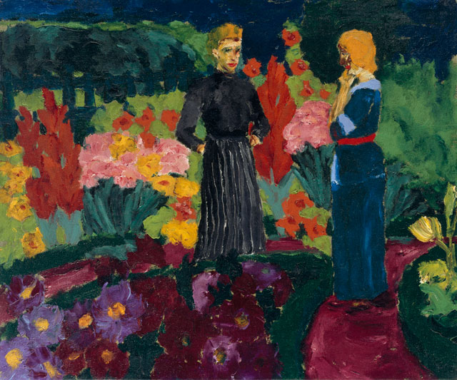 Emil Nolde. Women in the Garden, 1915. Oil on canvas, 73 x 88 cm. © Nolde Stiftung Seebüll. Photograph © National Gallery of Ireland.