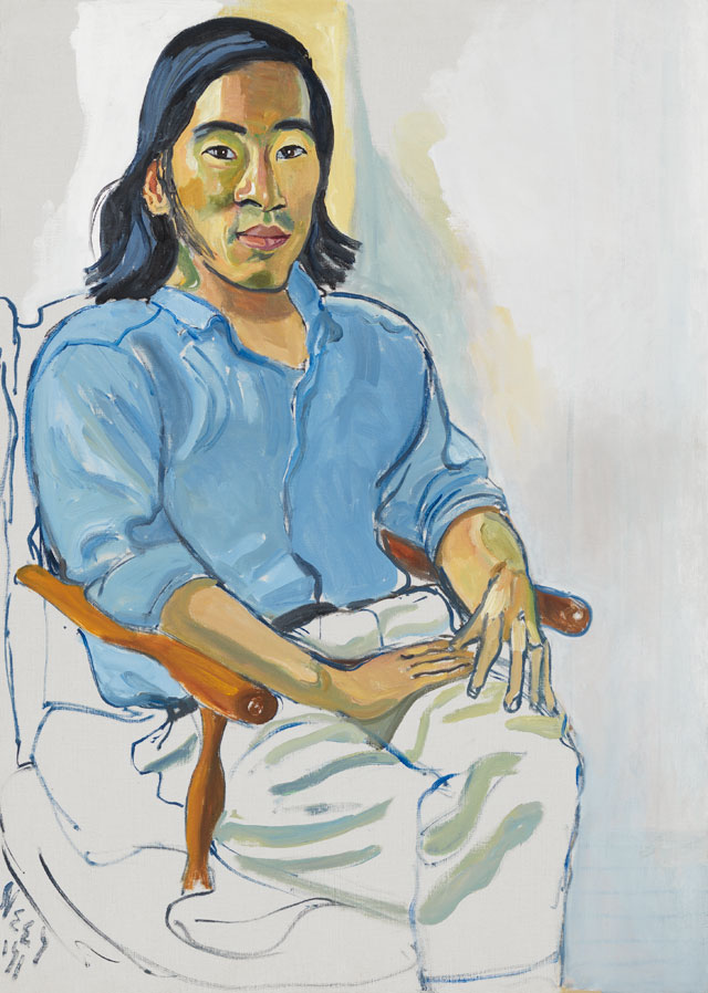 Alice Neel. Ed Sun, 1971. Oil on canvas, 106.7 x 76.2 cm (42 x 30 in). © The Estate of Alice Neel. Courtesy David Zwirner, New York/London and Victoria Miro, London.