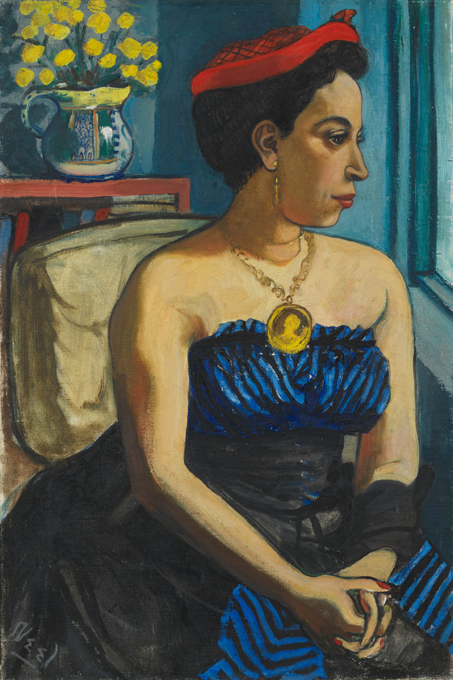 Alice Neel. Alice Childress, 1950. Oil on canvas, 75.9 x 50.8 cm (75 7/8 x 20 in). Collection of Art Berliner. © The Estate of Alice Neel. Courtesy David Zwirner, New York/London and Victoria Miro, London.