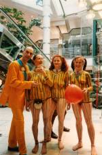 Neo Naturists, Opening a shopping centre in the Kings Road with Andrew Logan, London, 1988. Courtesy of the Neo Naturists Archive.