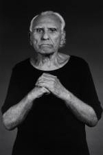 Shirin Neshat. Vladimir, from The Home of My Eyes series, 2014-2015. Silver gelatin print and ink, 152.4 x 101.6 cm (60 x 40 in). Copyright Shirin Neshat, Courtesy of the artist and Gladstone Gallery, New York and Brussels.