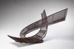 Honma Hideaki (b. 1959) <em>Double Swirling Winds</em>, 2003. Bamboo, 29 3/4 x 12 x 14 1/2 in. Mr. and Mrs. Charles Diker. Photo: Richard P. Goodbody.