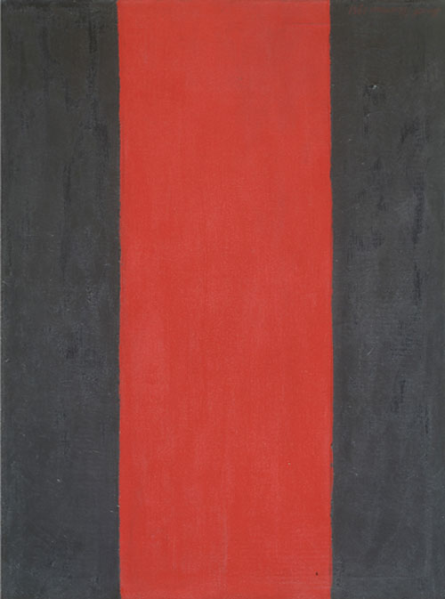 Barnett Newman. The Way I 1952. Oil on canvas. 102 x 76.3 cm. Natinal Gallery of Canada, Ottawa. Purchased 1977. © ARS, NY and DACS, London 2002