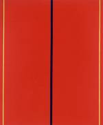 Barnett Newman. Who’s Afraid of Red, Yellow and Blue II 1967. Oil on canvas. 304.8 x 259.1 cm. Staatsgalerie Stuggart, Germany. © ARS, NY and DACS, London 2002
