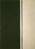 Barnett Newman. Black Fire I 1963. Oil on canvas. 289.5 x 213.4 cm. Daniel W. Dietrich II and the Daniel W. Dietrich II Trust © ARS, NY and DACS, London 2002