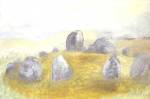 Winifred Nicholson, Stranraer Bronze Age Circle, 1950s. Oil on canvas, 50.5 x 76 cm © Trustees of Winifred Nicholson
