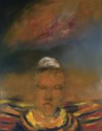 Sidney Nolan. <em>Head of Rimbaud,</em> 1963. Oil on hardboard, 152 x 121 cm. Private collection. © The Trustees of the Sidney Nolan Trust