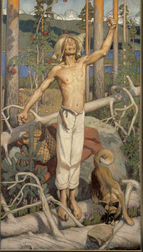 Akseli Gallén-Kallela, Kullervo's Curse, 1899. Ateneum Art Museum