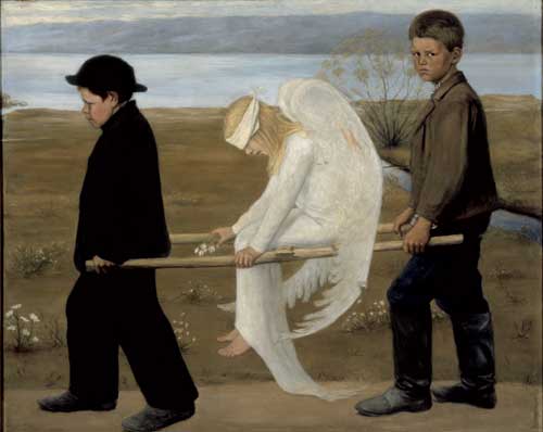 Hugo Simberg, The Wounded Angel, 1903. Ateneum Art Museum