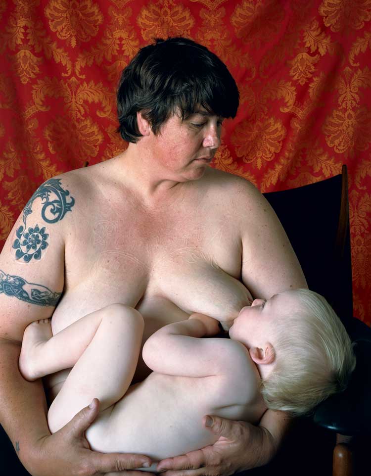 Catherine Opie, Self-portrait/Nursing, 2004. © Catherine Opie, courtesy Regen Projects, Los Angeles; Lehmann Maupin, New York, Hong Kong, London, and Seoul; Thomas Dane Gallery.