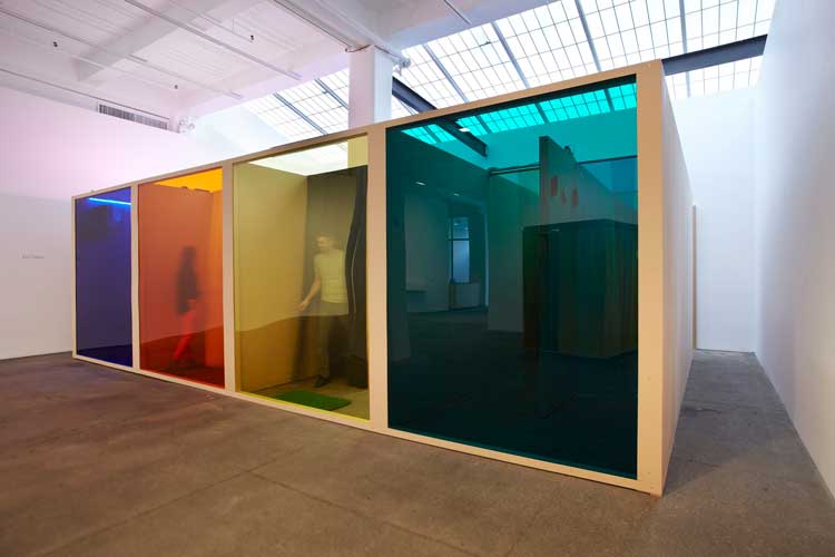 Hélio Oiticica, Penetrável Filtro, 1972. Mixed-media installation, Installation view, Galerie Lelong, New York, 2012. Courtesy of César and Claudio Oiticica.