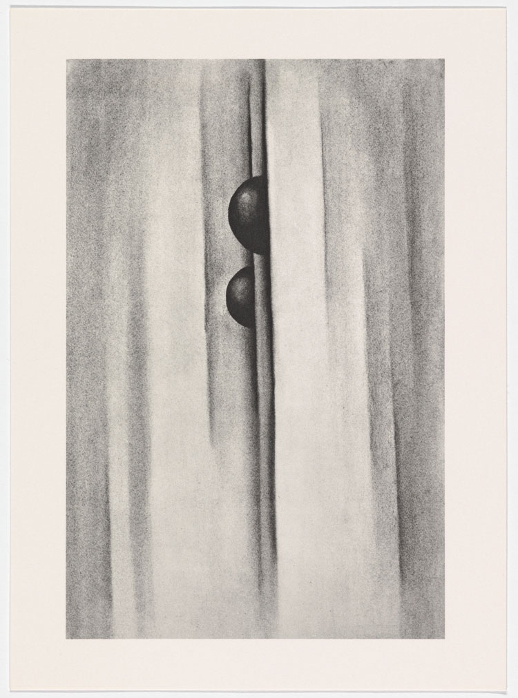 Georgia O'Keeffe, Drawing No. 17, 1919, from Some Memories of Drawings, 1974. © Georgia O'Keeffe Museum / DACS, London 2021. Photo: Anna Arca.